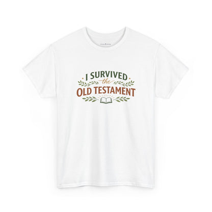I Survived the Old Testament Tee – Funny Christian Bible Study Shirt