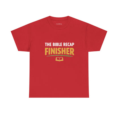 Bible Recap Finisher Tee – Christian Study Graduation Shirt