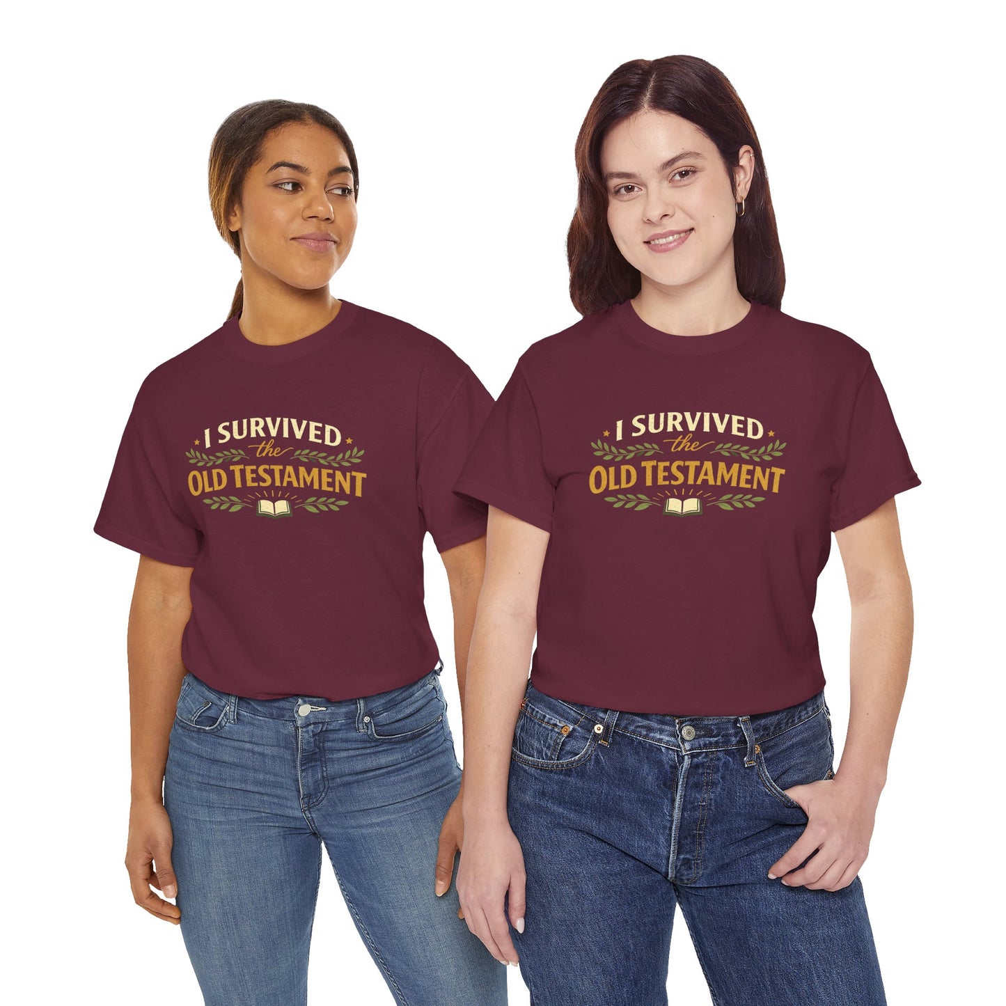 I Survived the Old Testament Tee — Funny Christian T-Shirt