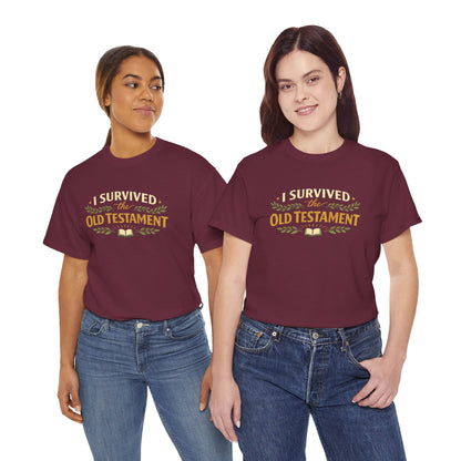 I Survived the Old Testament Tee — Funny Christian T-Shirt