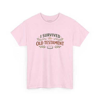 I Survived the Old Testament Tee – Funny Christian Bible Study Shirt