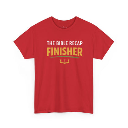 Bible Recap Finisher Tee – Christian Study Graduation Shirt