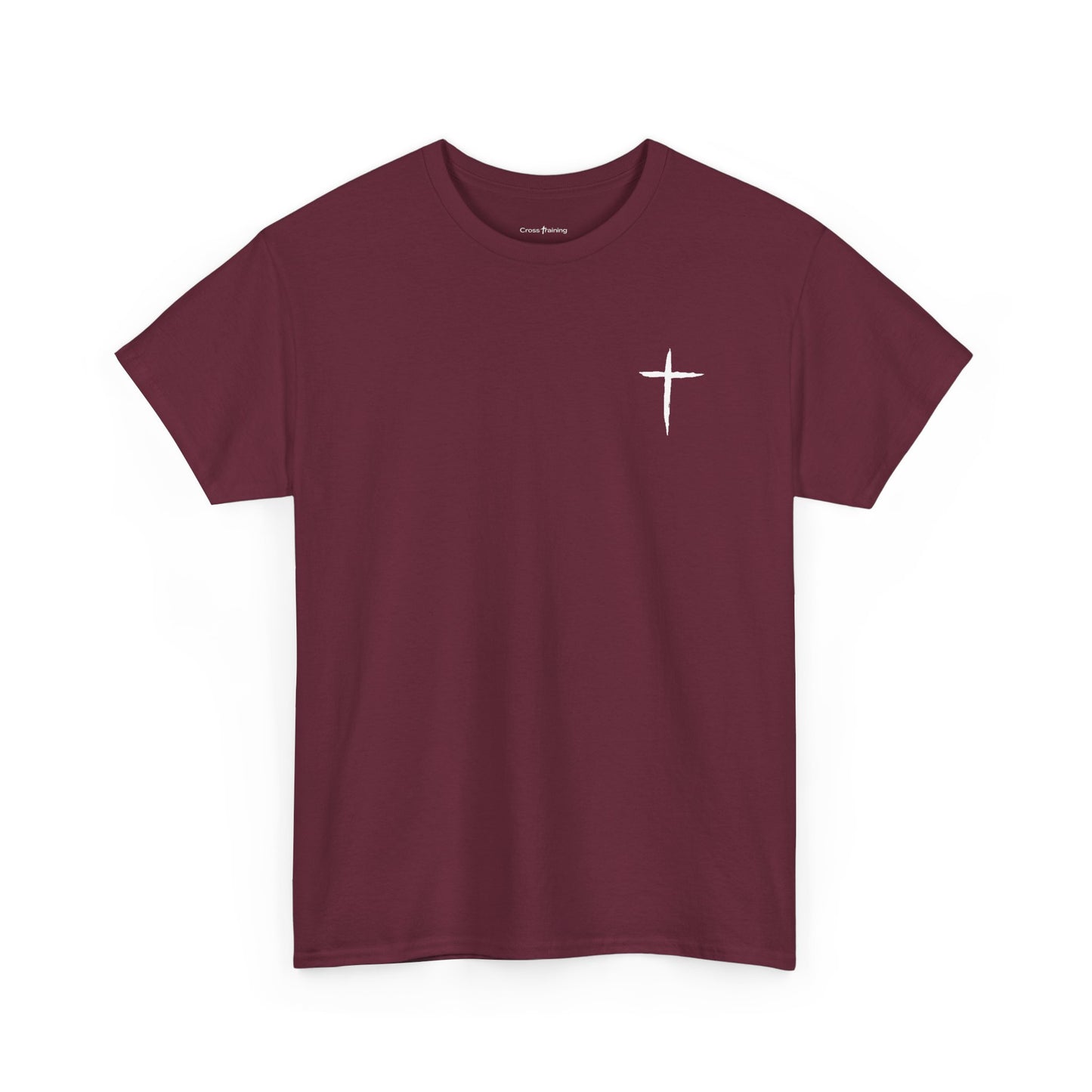 Christian Cross Tee — "May Heavenly Things Constantly Interrupt Our Earthly Things" Inspirational T‑Shirt