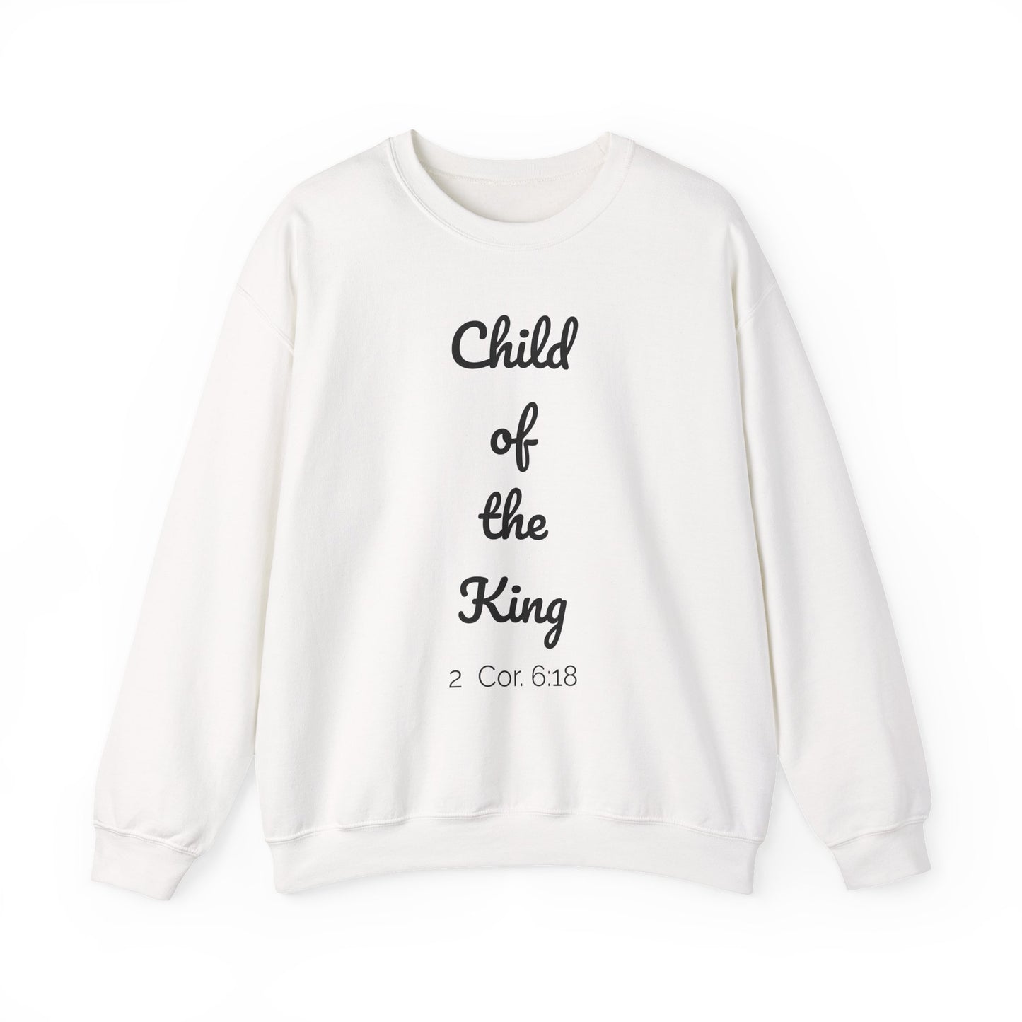 Child of the King Crewneck Sweatshirt | Inspirational Gift, Faith Apparel, Cozy Fashion, Christian Sweatshirt, Unisex Clothing