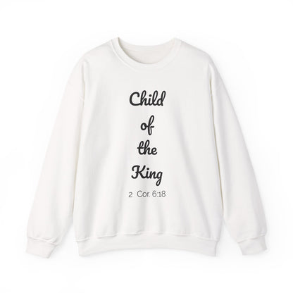 Child of the King Crewneck Sweatshirt | Inspirational Gift, Faith Apparel, Cozy Fashion, Christian Sweatshirt, Unisex Clothing