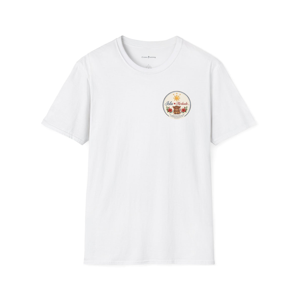 Isla Mercado Floral Tiki Graphic T-Shirt