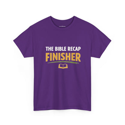 Bible Recap Finisher Tee – Christian Study Graduation Shirt