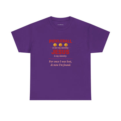 Pickleball Is Not My Identity — Jesus Is My Identity T-Shirt