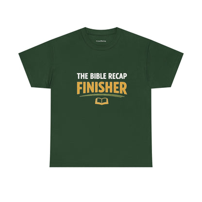 Bible Recap Finisher Tee – Christian Study Graduation Shirt