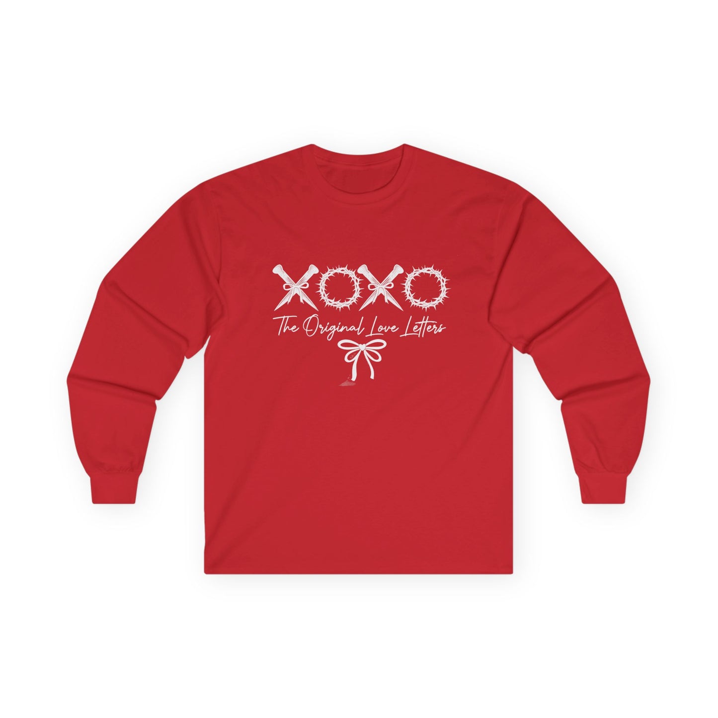 Long Sleeve Tee — XOXO 'The Original Love Letters' Valentine's Graphic Shirt
