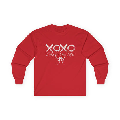 Long Sleeve Tee — XOXO 'The Original Love Letters' Valentine's Graphic Shirt