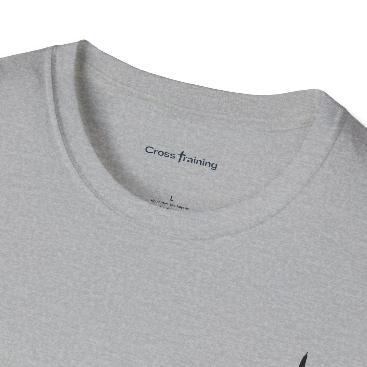 Minimal Cross T-Shirt – Small Chest Christian Cross Tee