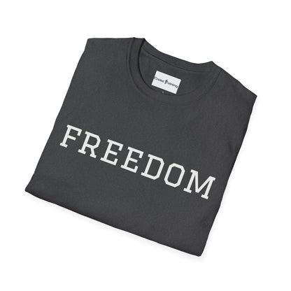Freedom & Faith Unisex T-Shirt, Inspirational Tee, Casual Wear, Christian Apparel, Great for Everyday Use