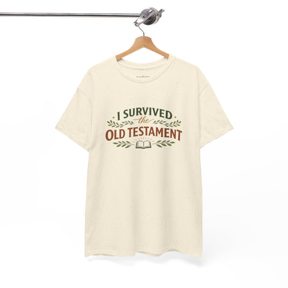 I Survived the Old Testament Tee – Funny Christian Bible Study Shirt