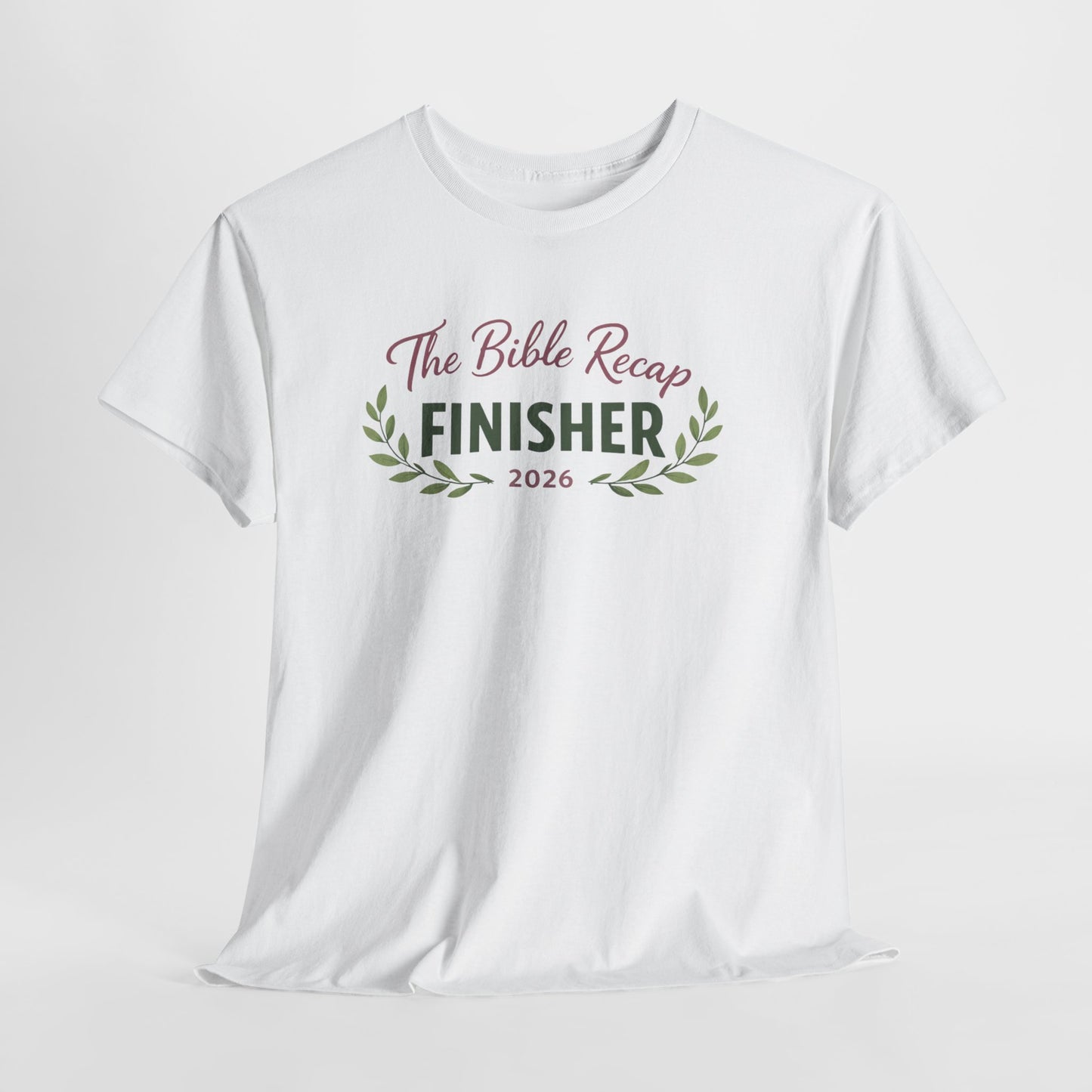 Bible Recap Finisher 2026 T-Shirt — Faith Journey Graduation Tee