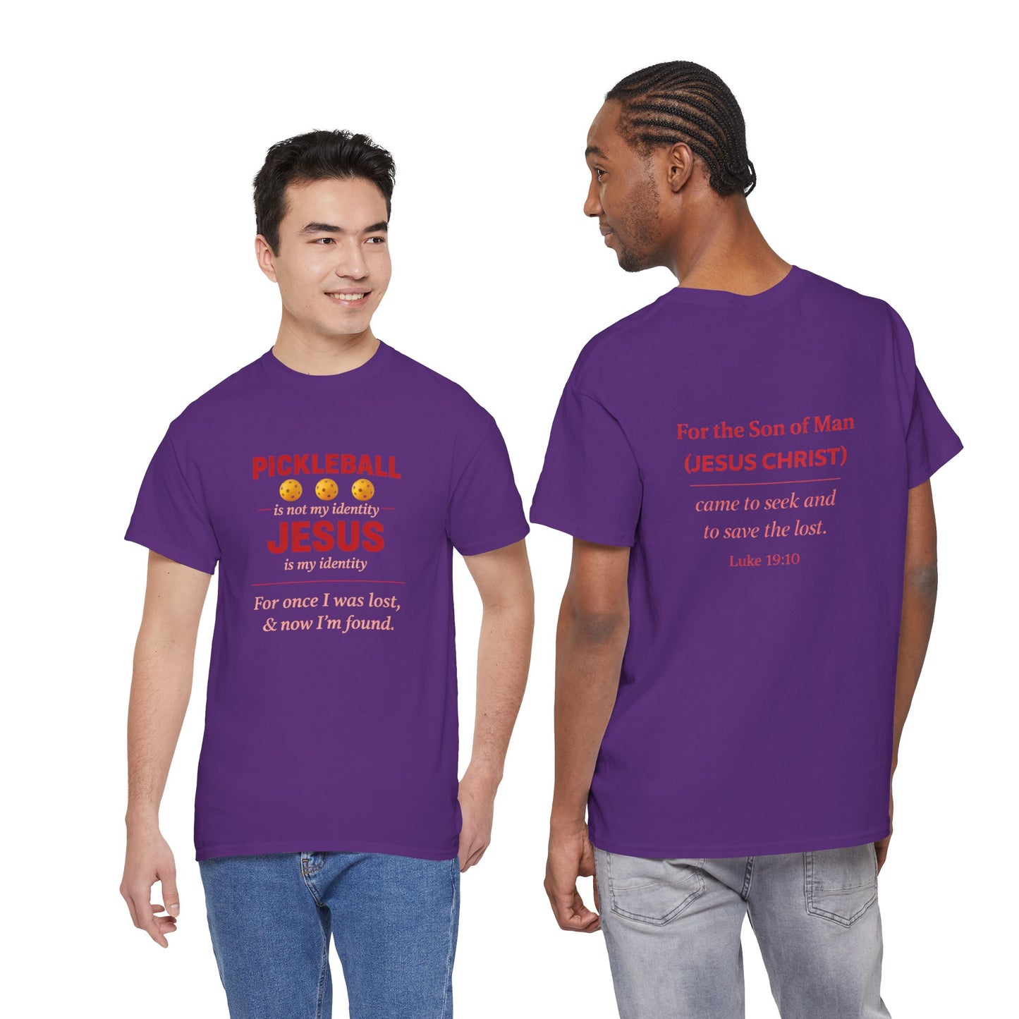 Pickleball Is Not My Identity — Jesus Is My Identity T-Shirt