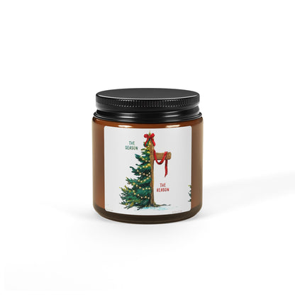 Christmas Tree Amber Soy Candle — The Season, The Reason Holiday Scented Candle