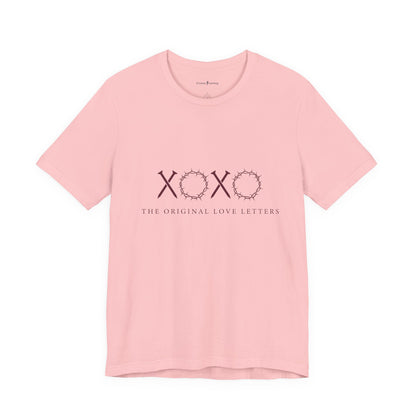 XOXO Floral Tee — "The Original Love Letters" Valentine's Graphic T-Shirt