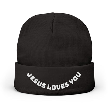 Jesus Loves You Knit Beanie