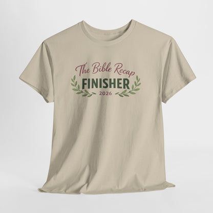 Bible Recap Finisher 2026 T-Shirt — Faith Journey Graduation Tee