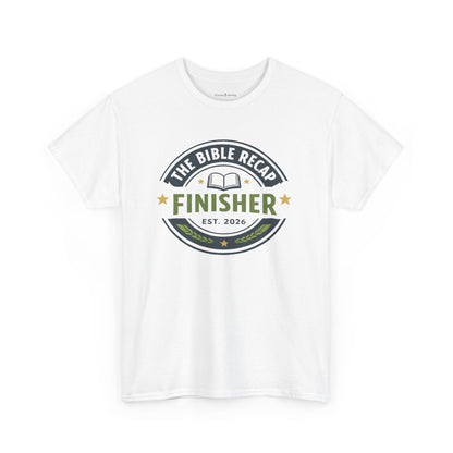 Bible Recap Finisher T‑Shirt — “Finisher” Faith Journey Tee