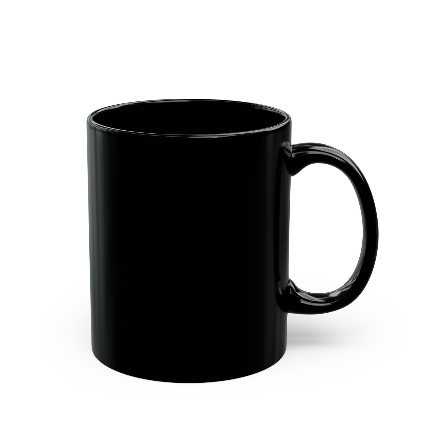 Black Ceramic Mug – "Love is Patient and Kind" Inspirational Christian Coffee Cup (11oz & 15oz)