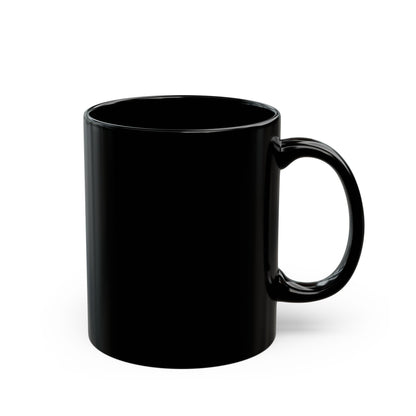 Black Ceramic Mug – "Love is Patient and Kind" Inspirational Christian Coffee Cup (11oz & 15oz)