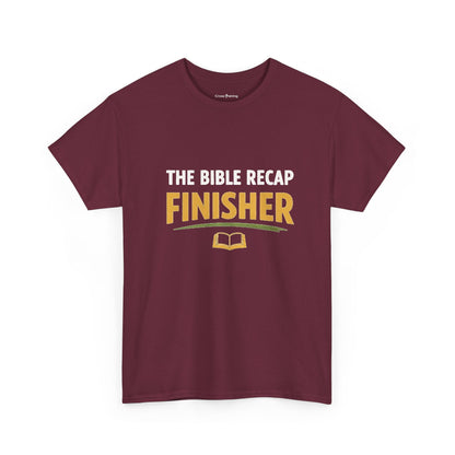 Bible Recap Finisher Tee – Christian Study Graduation Shirt