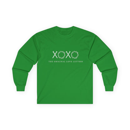 XOXO Barbed Wire Long Sleeve Tee — "The Original Love Letters" Graphic Shirt