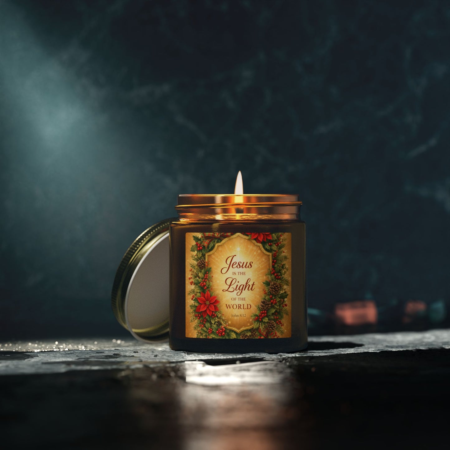 Scented Candles, Coconut Apricot Wax (4oz)