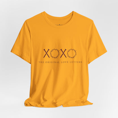XOXO Floral Tee — "The Original Love Letters" Valentine's Graphic T-Shirt