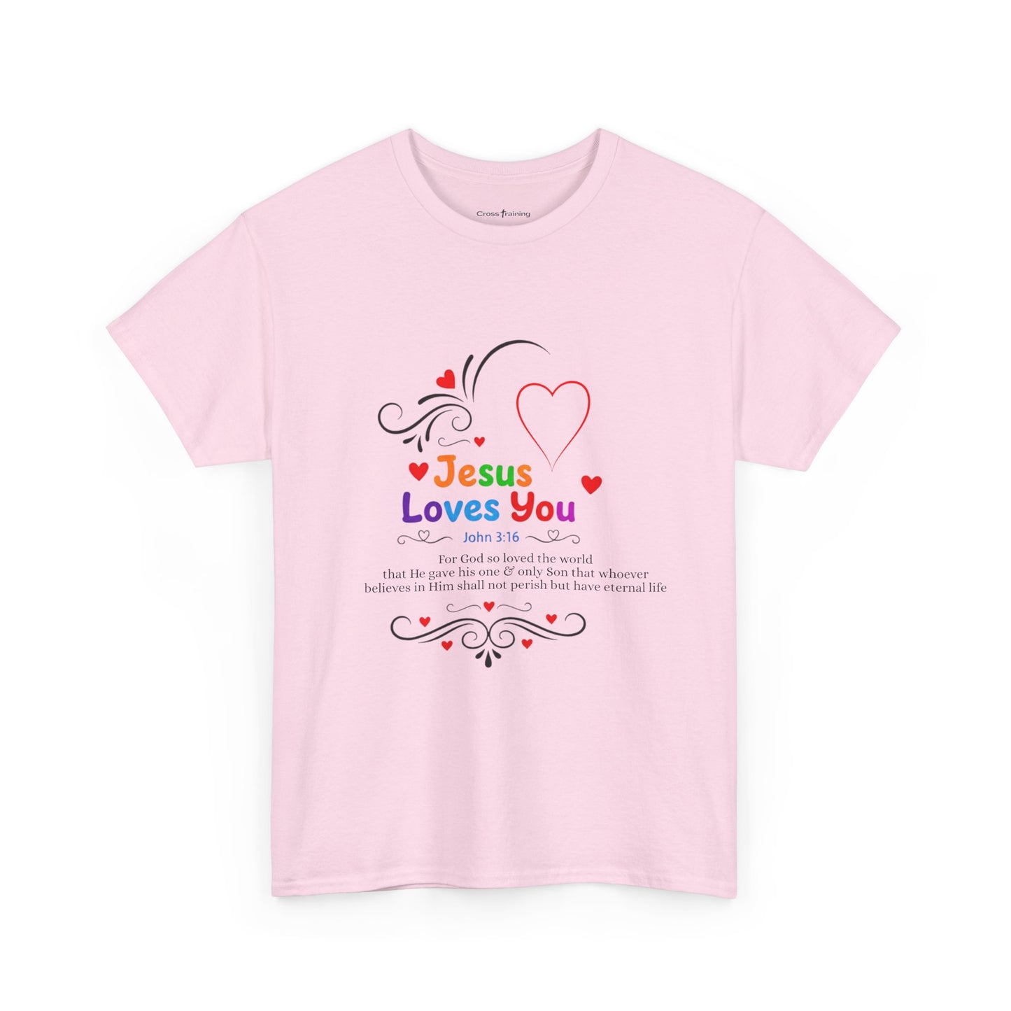 Jesus Loves You Tee — John 3:16 Christian Faith T-Shirt