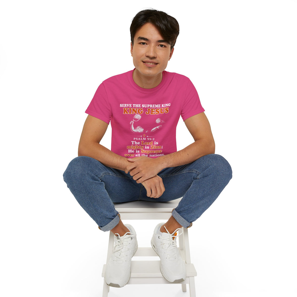 King Jesus Psalm 99:2 T-Shirt — Christian Faith Graphic Tee