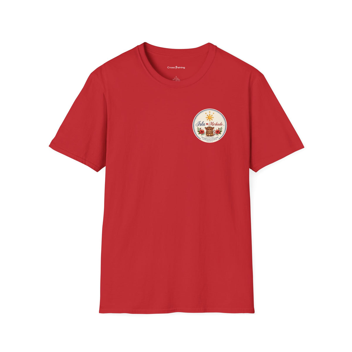 Isla Mercado Floral Tiki Graphic T-Shirt