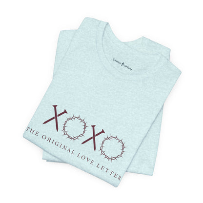 XOXO Floral Tee — "The Original Love Letters" Valentine's Graphic T-Shirt