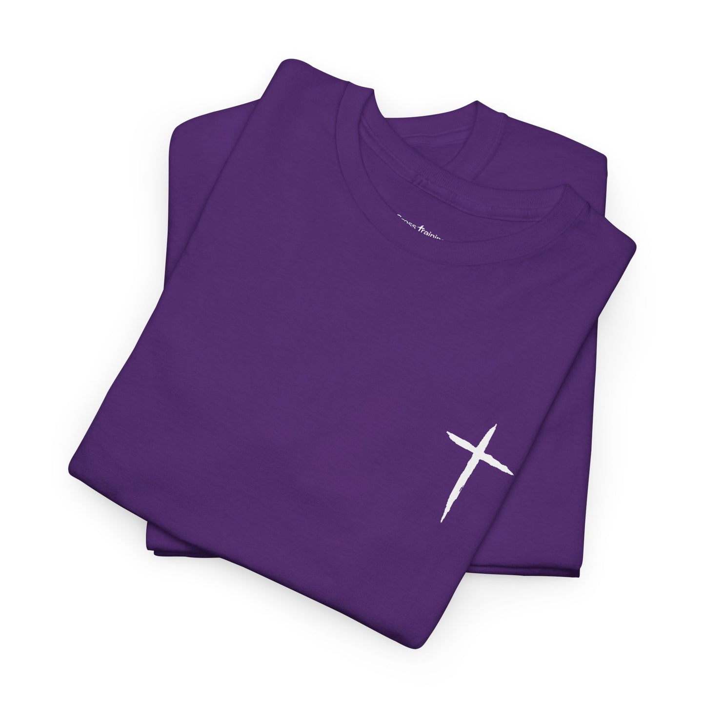 Christian Cross Tee — "May Heavenly Things Constantly Interrupt Our Earthly Things" Inspirational T‑Shirt