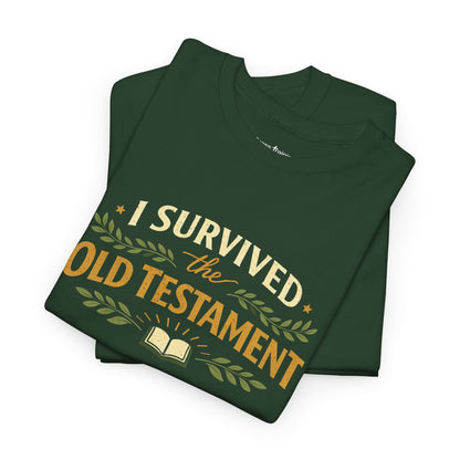 I Survived the Old Testament Tee — Funny Christian T-Shirt