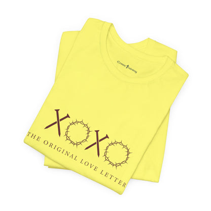 XOXO Floral Tee — "The Original Love Letters" Valentine's Graphic T-Shirt