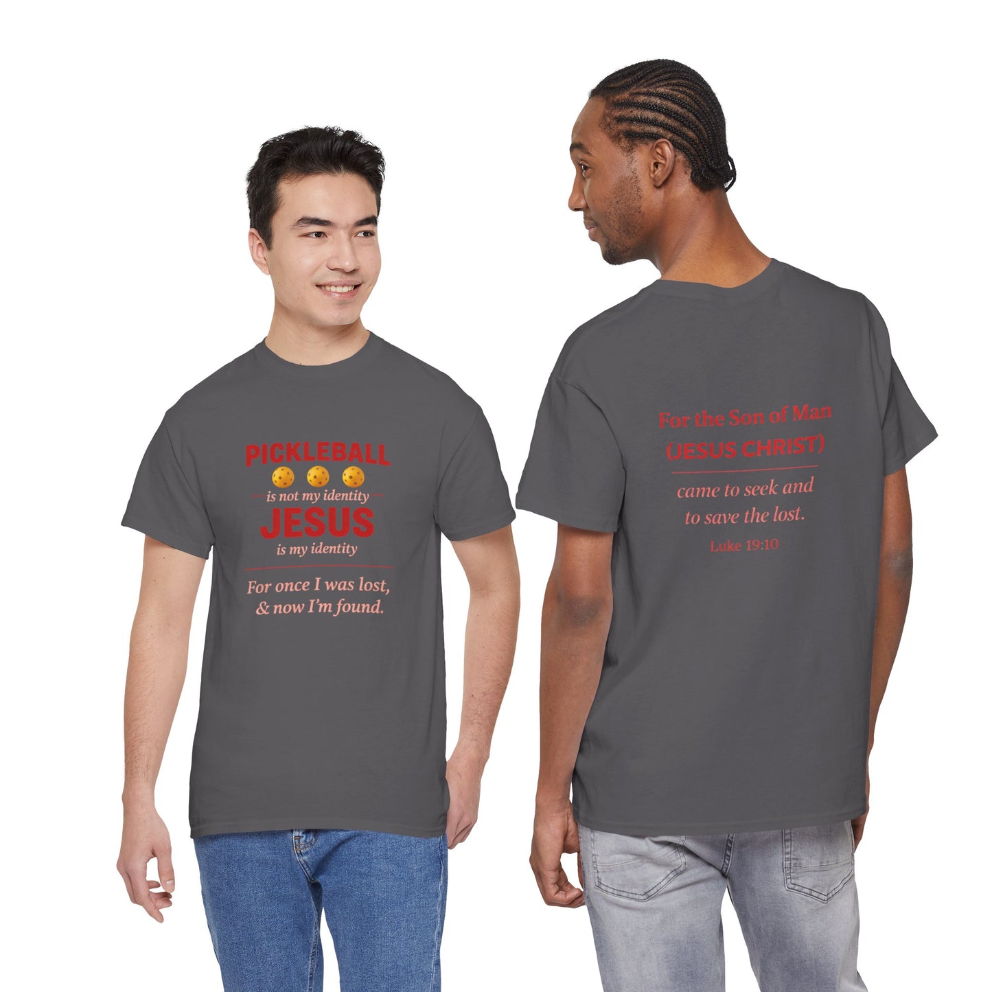 Pickleball Is Not My Identity — Jesus Is My Identity T-Shirt