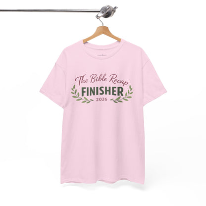 Bible Recap Finisher 2026 T-Shirt — Faith Journey Graduation Tee