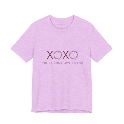XOXO Floral Tee — "The Original Love Letters" Valentine's Graphic T-Shirt