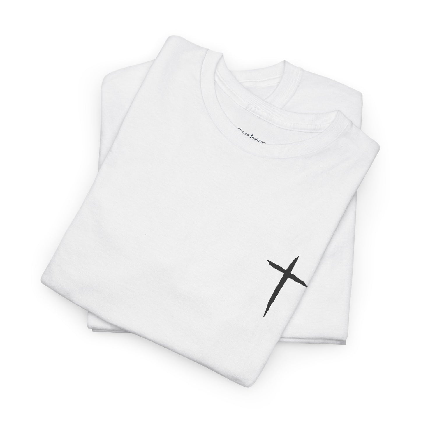 Christian Cross Tee — "May Heavenly Things Constantly Interrupt Our Earthly Things" Inspirational T‑Shirt
