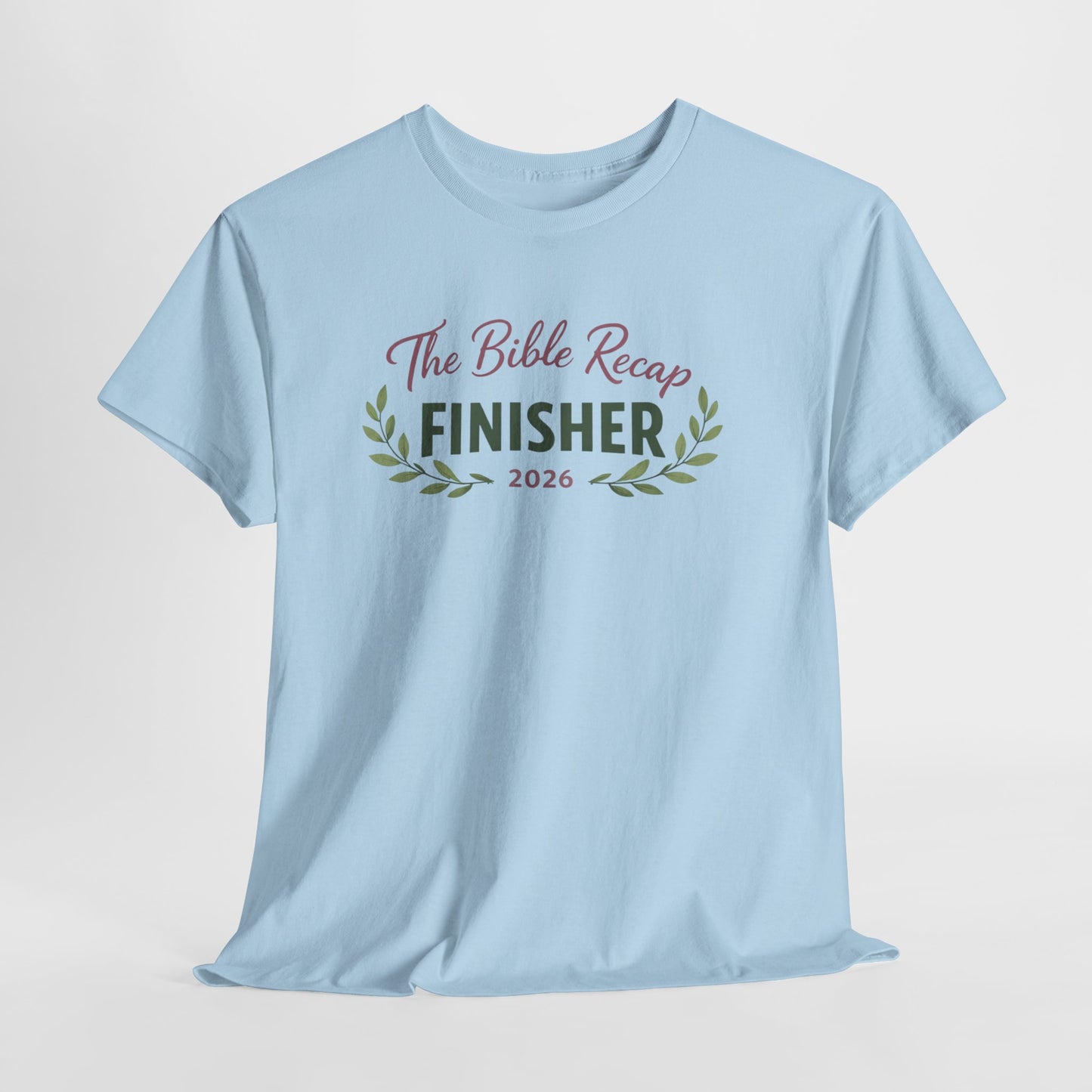 Bible Recap Finisher 2026 T-Shirt — Faith Journey Graduation Tee
