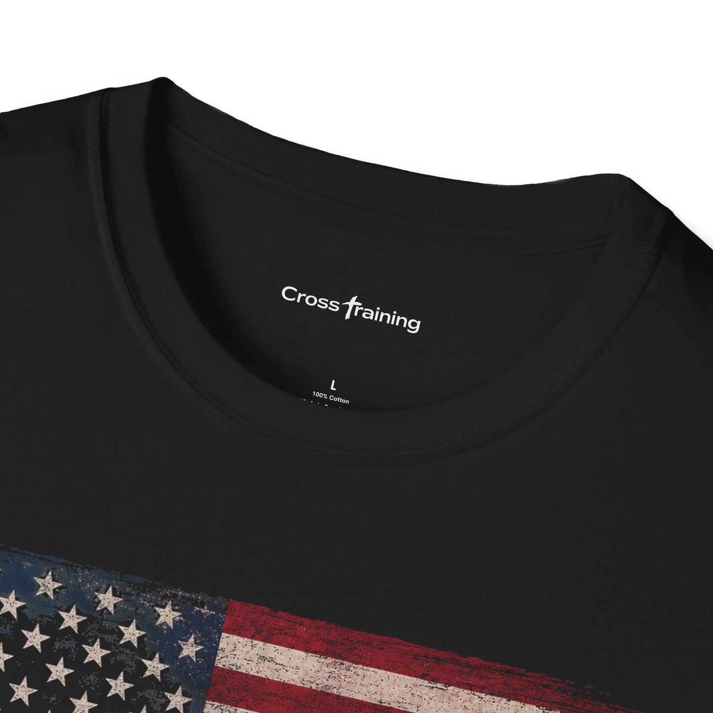250th Anniversary Flag T-Shirt — "Blessed Is The Nation" Patriotic Tee