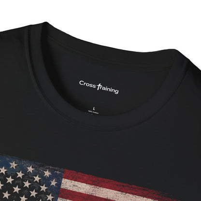 250th Anniversary Flag T-Shirt — "Blessed Is The Nation" Patriotic Tee