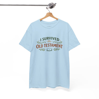 I Survived the Old Testament Tee – Funny Christian Bible Study Shirt