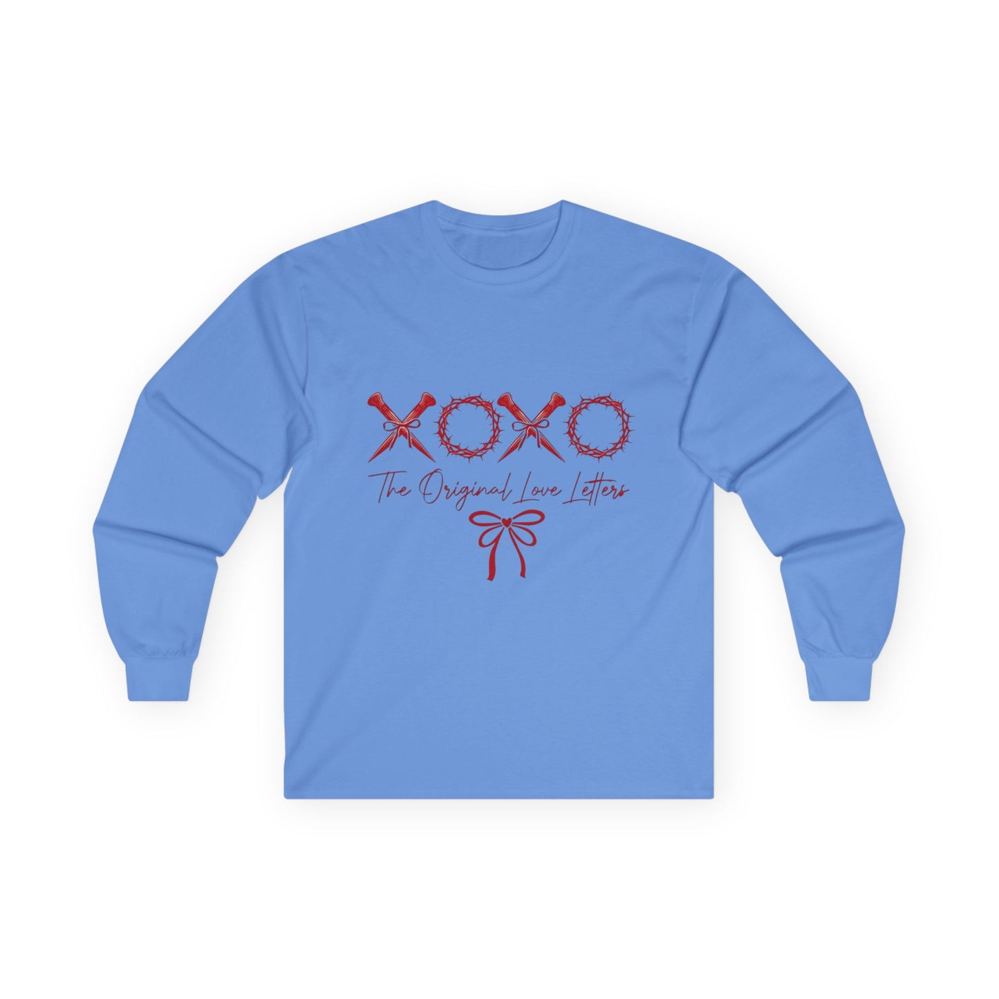Long Sleeve Tee — XOXO 'The Original Love Letters' Valentine's Graphic Shirt