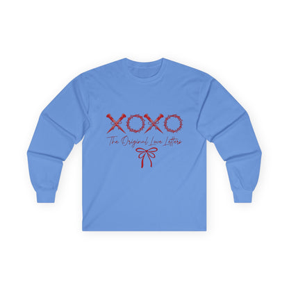 Long Sleeve Tee — XOXO 'The Original Love Letters' Valentine's Graphic Shirt