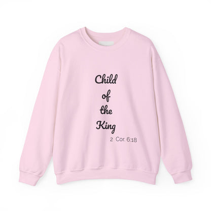 Child of the King Crewneck Sweatshirt | Inspirational Gift, Faith Apparel, Cozy Fashion, Christian Sweatshirt, Unisex Clothing