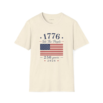 1776 We The People T-Shirt — American Flag Patriotic Tee for Independence Day